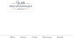 Desktop Screenshot of niezapominajka.mielno.pl
