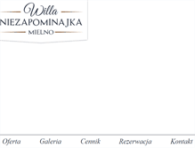 Tablet Screenshot of niezapominajka.mielno.pl